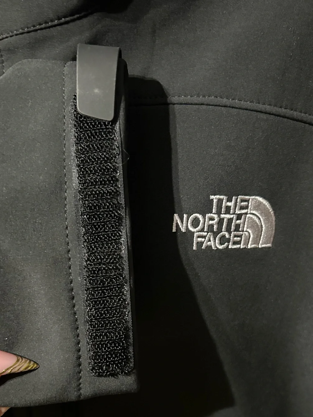 The North Face Men's Black Softshell Full-Zip Jacket XXL